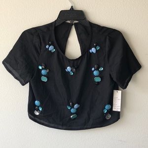 Brand new embellished top